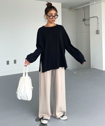 CHERI since1985（シェリ）の「カラーワイドリブパンツ（その他パンツ）」