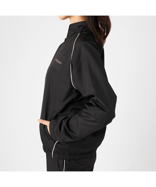 セール】Kappa カッパ 軽量 裏フリース ポリエステルリップ ウィンド
