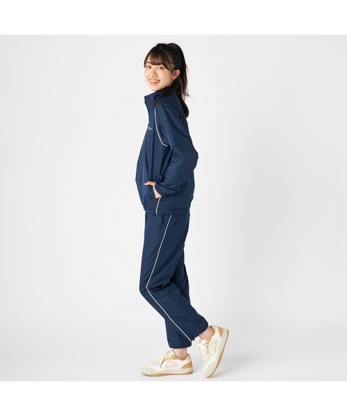 Kappa(カッパ)の「Kappa カッパ 軽量 裏フリース ポリエステルリップ ウィンドブレーカー ジャケット(ブルゾン・レディース・ブラック/ネイビー・M/L/LL)」の19枚目の写真