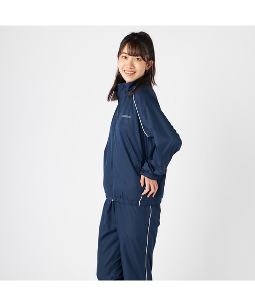 Kappa(カッパ)の「Kappa カッパ 軽量 裏フリース ポリエステルリップ ウィンドブレーカー ジャケット(ブルゾン・レディース・ブラック/ネイビー・M/L/LL)」の20枚目の写真