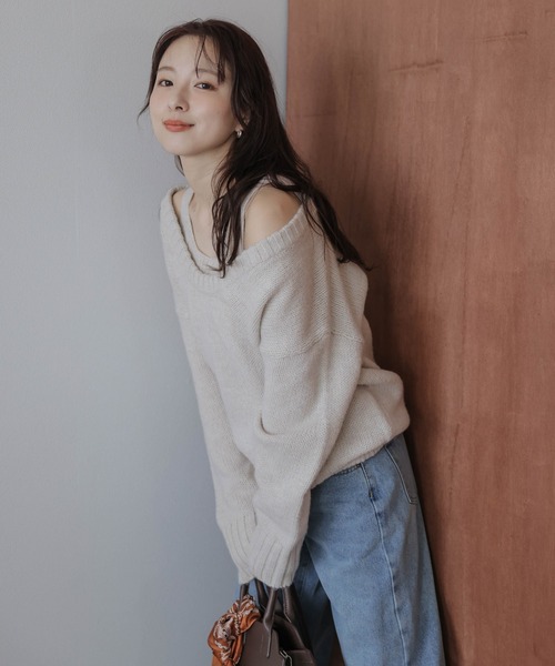SUGAR BISKET(シュガービスケット)の「タンクトップレイヤードニットセット(その他トップス・レディース・ベージュ/オートミール/ブラック/グレー・フリー)」の19枚目の写真
