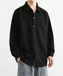 aimoha（アイモハ）の「ジェガードニットシャツジャケット/Jegard knit shirt jacket（その他アウター）」