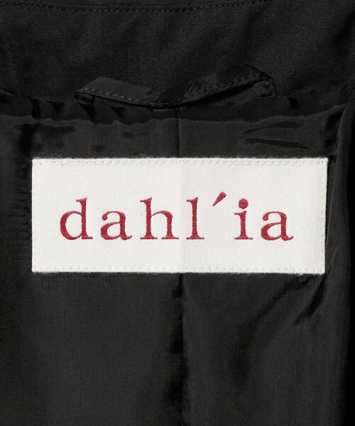 dahl'ia(ダリア)の「<dahl’ia>ラウンド カラー コート(チェスターコート・レディース・ブラック・FREE)」の8枚目の写真