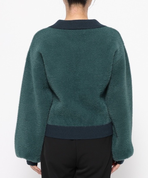 セール】シャギーポロニットプルオーバー(HARE)（ニット/セーター