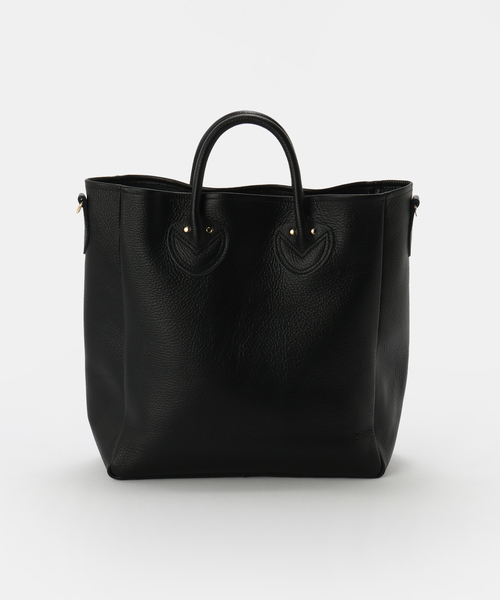 OUTDOOR PRODUCTS（アウトドアプロダクツ）の「YOUNG&OLSEN EMBOSSED LEATHER D TOTE M（ショルダーバッグ・レディース・ブラック/ベージュ・FREE）」の4枚目の写真
