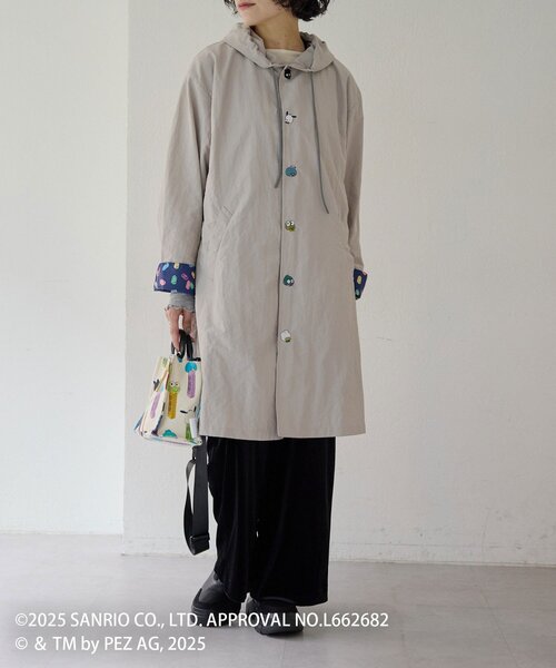 はぴだんぶい×PEZ(ペッツ)×ear】コラボレインコート（その他アウター