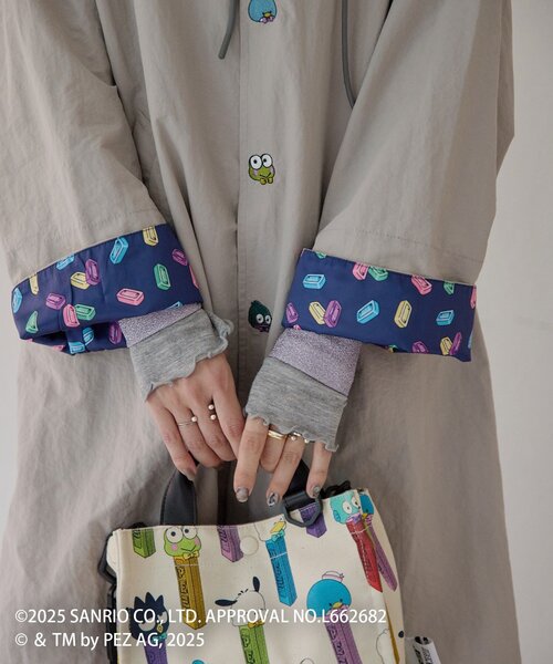 はぴだんぶい×PEZ(ペッツ)×ear】コラボレインコート（その他アウター