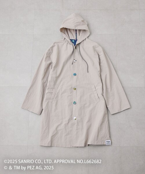 はぴだんぶい×PEZ(ペッツ)×ear】コラボレインコート（その他アウター