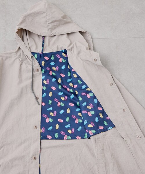 はぴだんぶい×PEZ(ペッツ)×ear】コラボレインコート（その他アウター