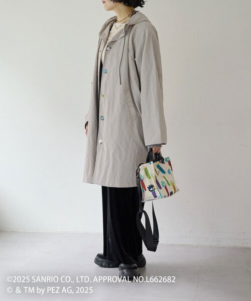 はぴだんぶい×PEZ(ペッツ)×ear】コラボレインコート（その他アウター