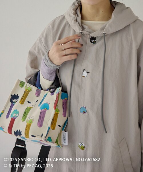 はぴだんぶい×PEZ(ペッツ)×ear】コラボレインコート（その他アウター