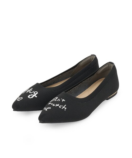 couture brooch(クチュールブローチ)の「ニットアソートパンプス(パンプス・レディース・ブラック/ブラック系5・35/45)」の2枚目の写真