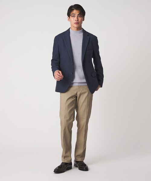 A DAY IN THE LIFE UNITED ARROWS(アデイインザライフユナイテッドアローズ)の「ニットライク ワッフル 2ボタンジャケット<A DAY IN THE LIFE>(テーラードジャケット・メンズ・ネイビー/ダークグレー・L/M/S/XL)」の5枚目の写真