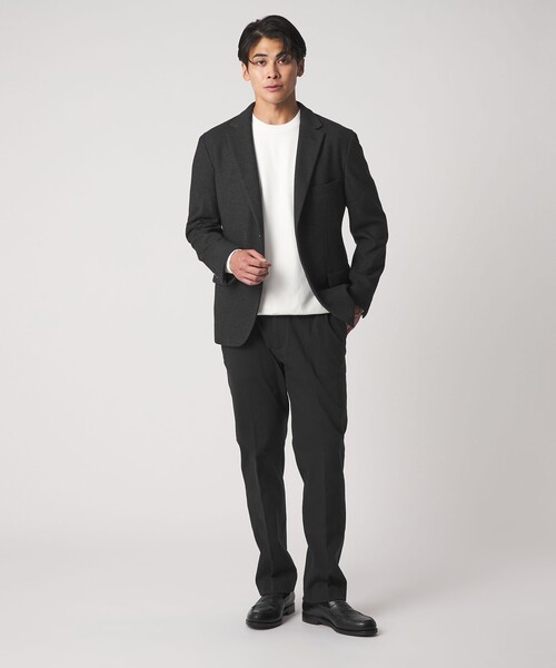 A DAY IN THE LIFE UNITED ARROWS(アデイインザライフユナイテッドアローズ)の「ニットライク ワッフル 2ボタンジャケット<A DAY IN THE LIFE>(テーラードジャケット・メンズ・ネイビー/ダークグレー・L/M/S/XL)」の7枚目の写真