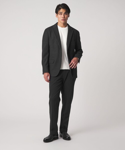 A DAY IN THE LIFE UNITED ARROWS(アデイインザライフユナイテッドアローズ)の「ニットライク ワッフル 2ボタンジャケット<A DAY IN THE LIFE>(テーラードジャケット・メンズ・ネイビー/ダークグレー・L/M/S/XL)」の8枚目の写真