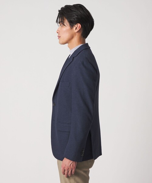 A DAY IN THE LIFE UNITED ARROWS(アデイインザライフユナイテッドアローズ)の「ニットライク ワッフル 2ボタンジャケット<A DAY IN THE LIFE>(テーラードジャケット・メンズ・ネイビー/ダークグレー・L/M/S/XL)」の10枚目の写真