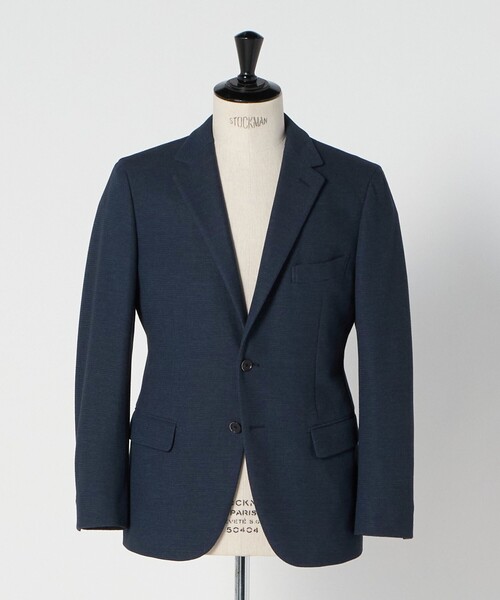 A DAY IN THE LIFE UNITED ARROWS(アデイインザライフユナイテッドアローズ)の「ニットライク ワッフル 2ボタンジャケット<A DAY IN THE LIFE>(テーラードジャケット・メンズ・ネイビー/ダークグレー・L/M/S/XL)」の12枚目の写真
