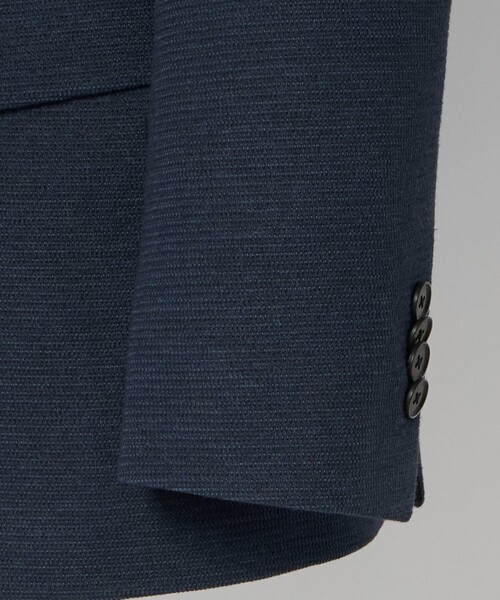 A DAY IN THE LIFE UNITED ARROWS(アデイインザライフユナイテッドアローズ)の「ニットライク ワッフル 2ボタンジャケット<A DAY IN THE LIFE>(テーラードジャケット・メンズ・ネイビー/ダークグレー・L/M/S/XL)」の15枚目の写真
