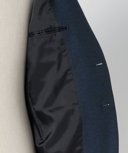 A DAY IN THE LIFE UNITED ARROWS(アデイインザライフユナイテッドアローズ)の「ニットライク ワッフル 2ボタンジャケット<A DAY IN THE LIFE>(テーラードジャケット・メンズ・ネイビー/ダークグレー・L/M/S/XL)」の16枚目の写真