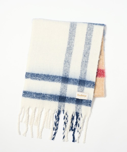 Barbour(バブアー)の「【Barbour】barbour isla tartan boucle scarf 217cm*39cm / LSC0293(マフラー・メンズ・その他1/その他2/その他3・FREE)」の2枚目の写真