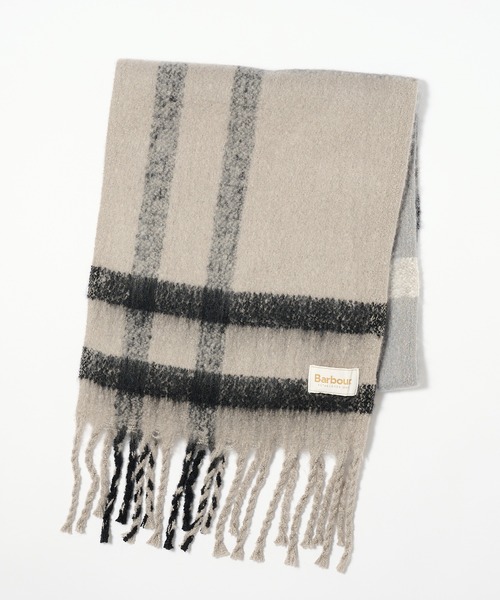 Barbour(バブアー)の「【Barbour】barbour isla tartan boucle scarf 217cm*39cm / LSC0293(マフラー・メンズ・その他1/その他2/その他3・FREE)」の1枚目の写真