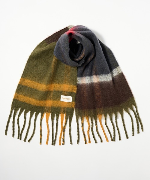 Barbour(バブアー)の「【Barbour】barbour isla tartan boucle scarf 217cm*39cm / LSC0293(マフラー・メンズ・その他1/その他2/その他3・FREE)」の5枚目の写真