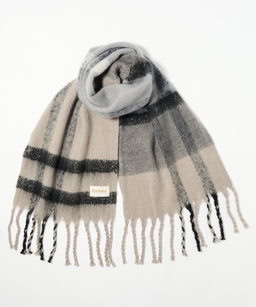 Barbour(バブアー)の「【Barbour】barbour isla tartan boucle scarf 217cm*39cm / LSC0293(マフラー・メンズ・その他1/その他2/その他3・FREE)」の4枚目の写真