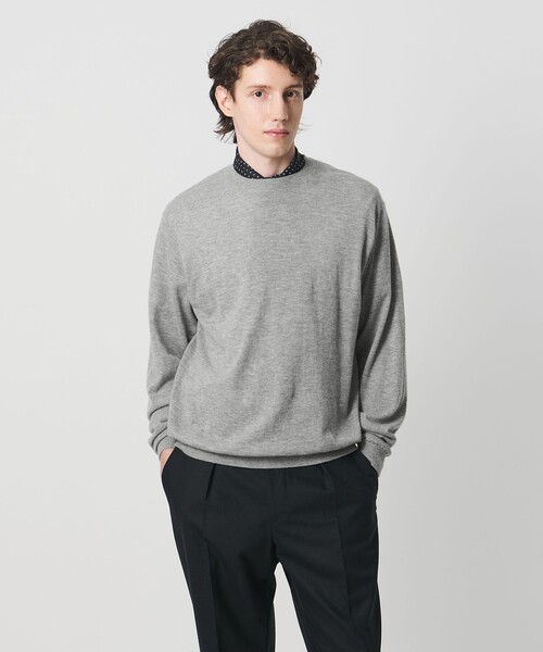 カシミヤ ハイゲージ クルーネックニット（ニット/セーター）｜UNITED