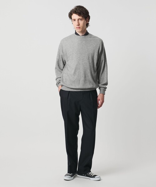 カシミヤ ハイゲージ クルーネックニット（ニット/セーター）｜UNITED