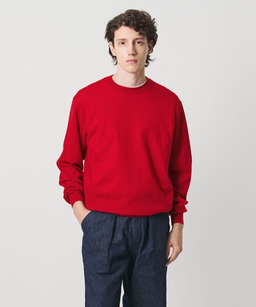 カシミヤ ハイゲージ クルーネックニット（ニット/セーター）｜UNITED