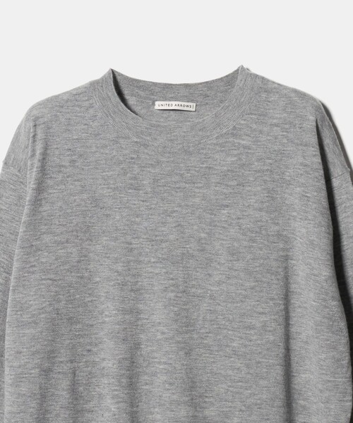 カシミヤ ハイゲージ クルーネックニット（ニット/セーター）｜UNITED