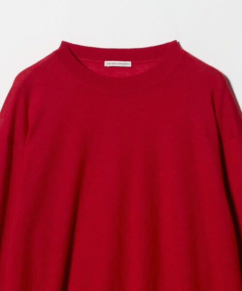 UNITED ARROWS（ユナイテッドアローズ）の「カシミヤ ハイゲージ クルーネックニット（ニット/セーター・メンズ・グレー系/ライトブルー/レッド・XL/L/M/S）」の13枚目の写真