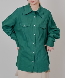 TEVALT | バタフライカラーウエスタンライクシャツ(シャツ/ブラウス)