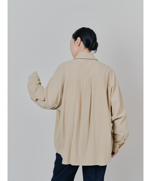 TEVALT（ヴァレット）の「バタフライカラーウエスタンライクシャツ（シャツ/ブラウス・レディース・グリーン/チャコール/ベージュ・38）」の17枚目の写真