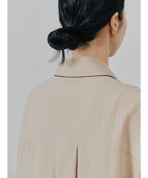 TEVALT（ヴァレット）の「バタフライカラーウエスタンライクシャツ（シャツ/ブラウス・レディース・グリーン/チャコール/ベージュ・38）」の22枚目の写真