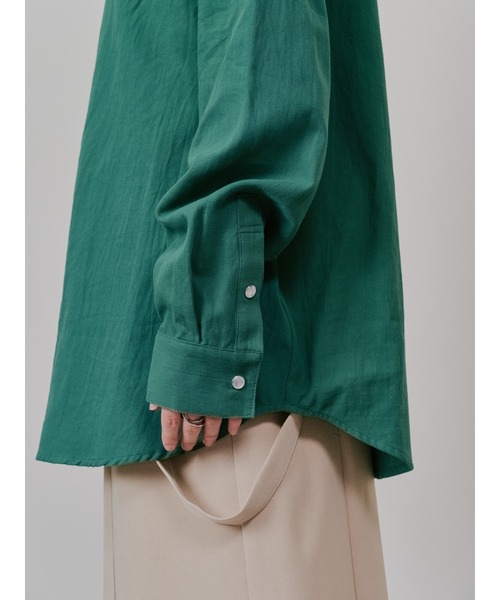 TEVALT（ヴァレット）の「バタフライカラーウエスタンライクシャツ（シャツ/ブラウス・レディース・グリーン/チャコール/ベージュ・38）」の7枚目の写真