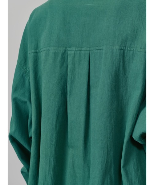 TEVALT（ヴァレット）の「バタフライカラーウエスタンライクシャツ（シャツ/ブラウス・レディース・グリーン/チャコール/ベージュ・38）」の8枚目の写真