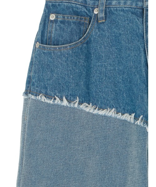 FLOCKY SWITCHING DENIM PANTS（デニムパンツ）｜Ameri（アメリ）の