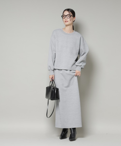 【美品】カットジャガードワンピース／ナノユニバース（NANO universe） NANO universe｜troisiemechaco/カットジャガードワンピース