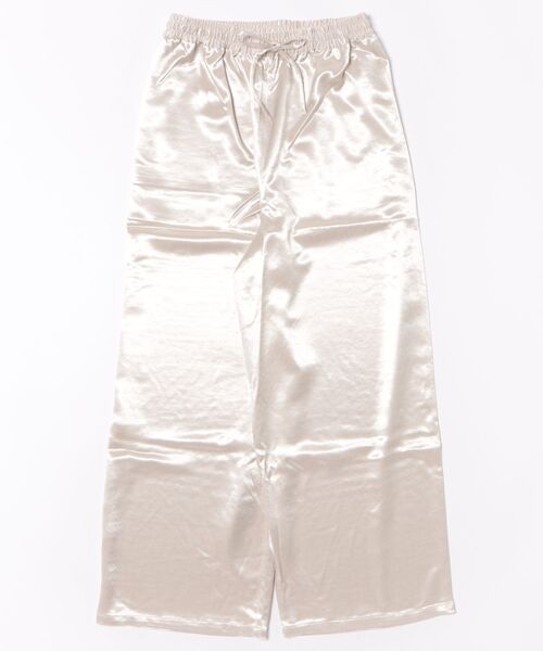 TRUNC(トランクエイティーエイト)の「Side Line Satin Pants(その他パンツ・レディース・ブラック/アイボリー・FREE)」の15枚目の写真