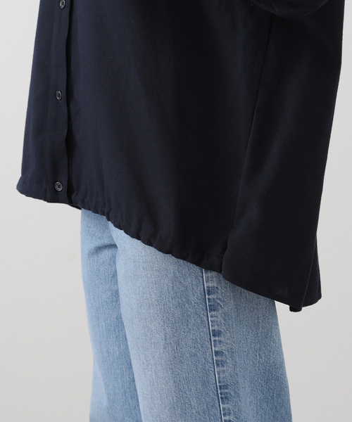 JOURNAL STANDARD relume(ジャーナルスタンダード レリューム)の「《追加2》カルゼドロストシャツ(シャツ/ブラウス・レディース・ネイビー/グレー/ブラウン・FREE)」の13枚目の写真