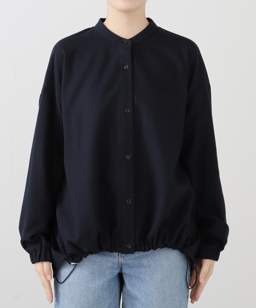 JOURNAL STANDARD relume(ジャーナルスタンダード レリューム)の「《追加2》カルゼドロストシャツ(シャツ/ブラウス・レディース・ネイビー/グレー/ブラウン・FREE)」の14枚目の写真