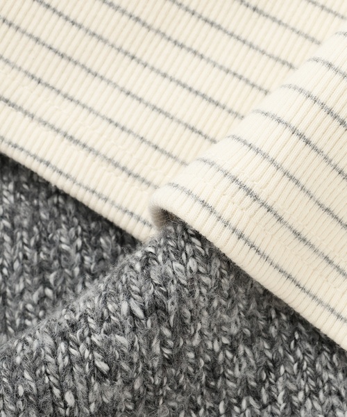 petit main（プティマイン）の「サスつきニットパンツセット（その他ベビーウェア・キッズ・チャコール/ベージュ・80ｃｍ/70cm）」の16枚目の写真