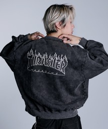 THRASHER(スラッシャー)のTHRASHER×MSG 別注 ヴィンテージ加工スウェットプルオーバー【UNISEX】(スウェット)