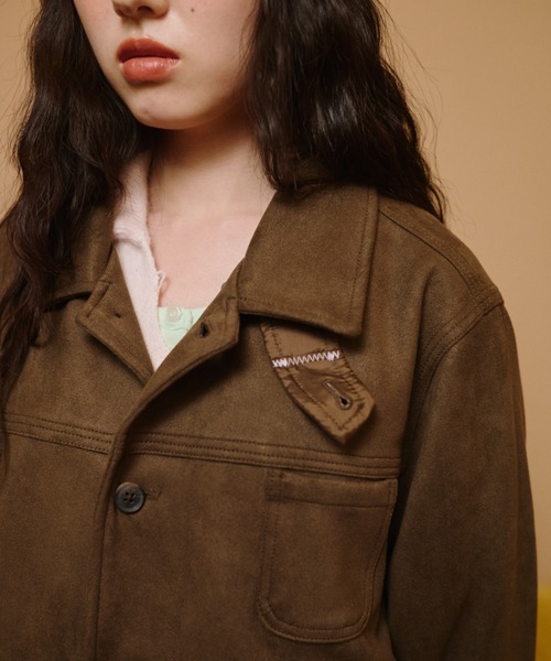 秋の残り香なスエードジャケット（カバーオール）｜common gull