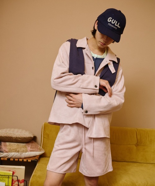 秋の残り香なスエードジャケット（カバーオール）｜common gull