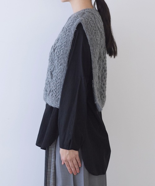 セール】ネパールハンドニット ベスト（ニット/セーター）｜yuni（ユニ