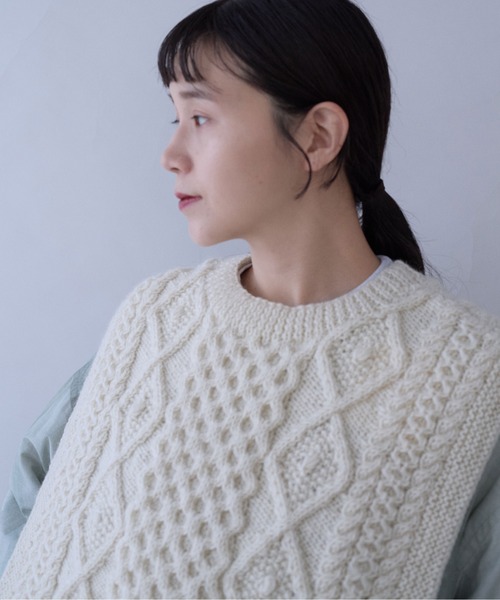 セール】ネパールハンドニット ベスト（ニット/セーター）｜yuni（ユニ