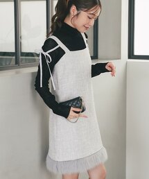 La boutique BonBon｜ラブティックボンボンのワンピース（グレー/灰色