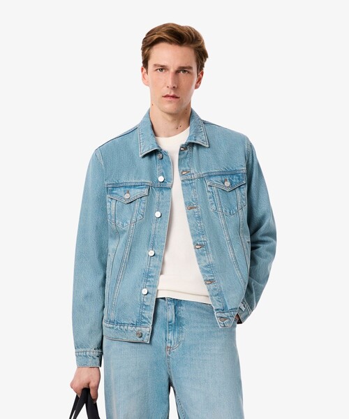 LACOSTE（ラコステ）の「バックワニロゴデニムジャケット（デニムジャケット・メンズ・ブルー・48/46/52/50）」の2枚目の写真